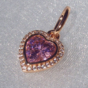 Authentic Pandora Rose "Sparkling  Love" Heart Pen